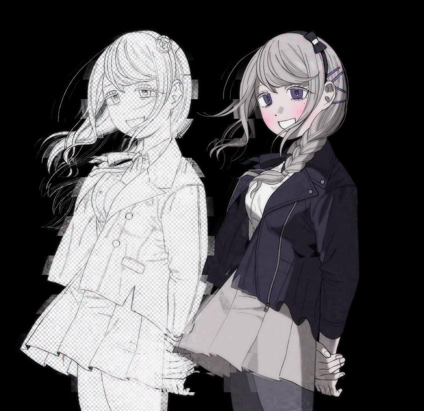 kirifuji nozomi and kashimiya karua (the hundred line -last defense academy-) drawn by superfj47