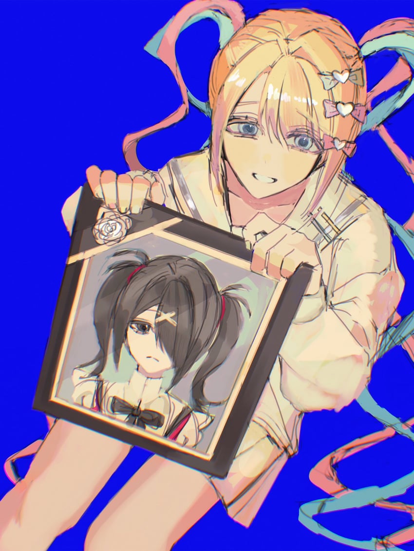 chouzetsusaikawa tenshi-chan and ame-chan (needy girl overdose) drawn by pao_(i_loxe_u)
