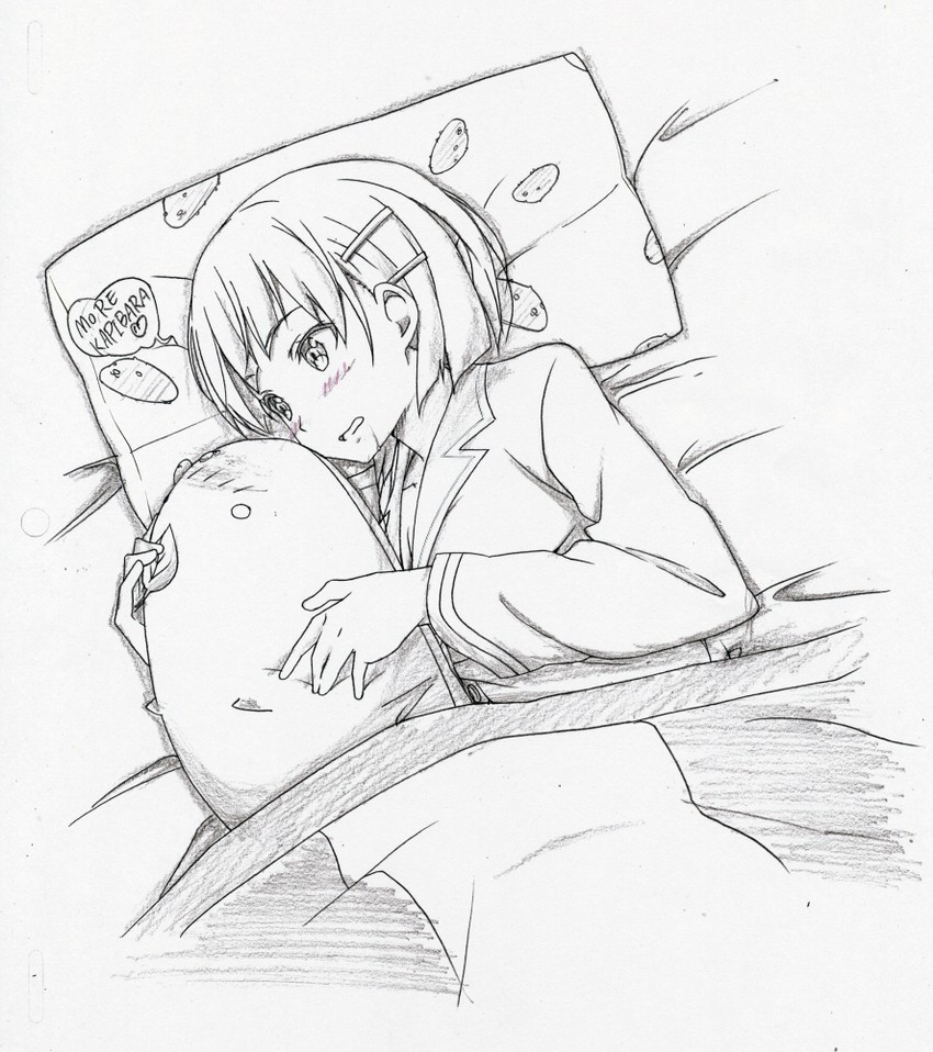 kirigaya suguha and capybara-san (sword art online) drawn by amage_kanade