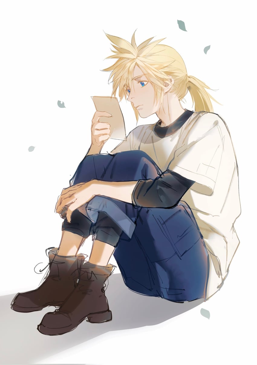 cloud strife (final fantasy and 2 more) drawn by xianyu314