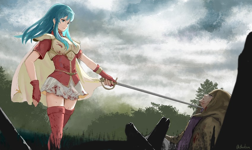 eirika and novala (fire emblem and 1 more) drawn by samohichi