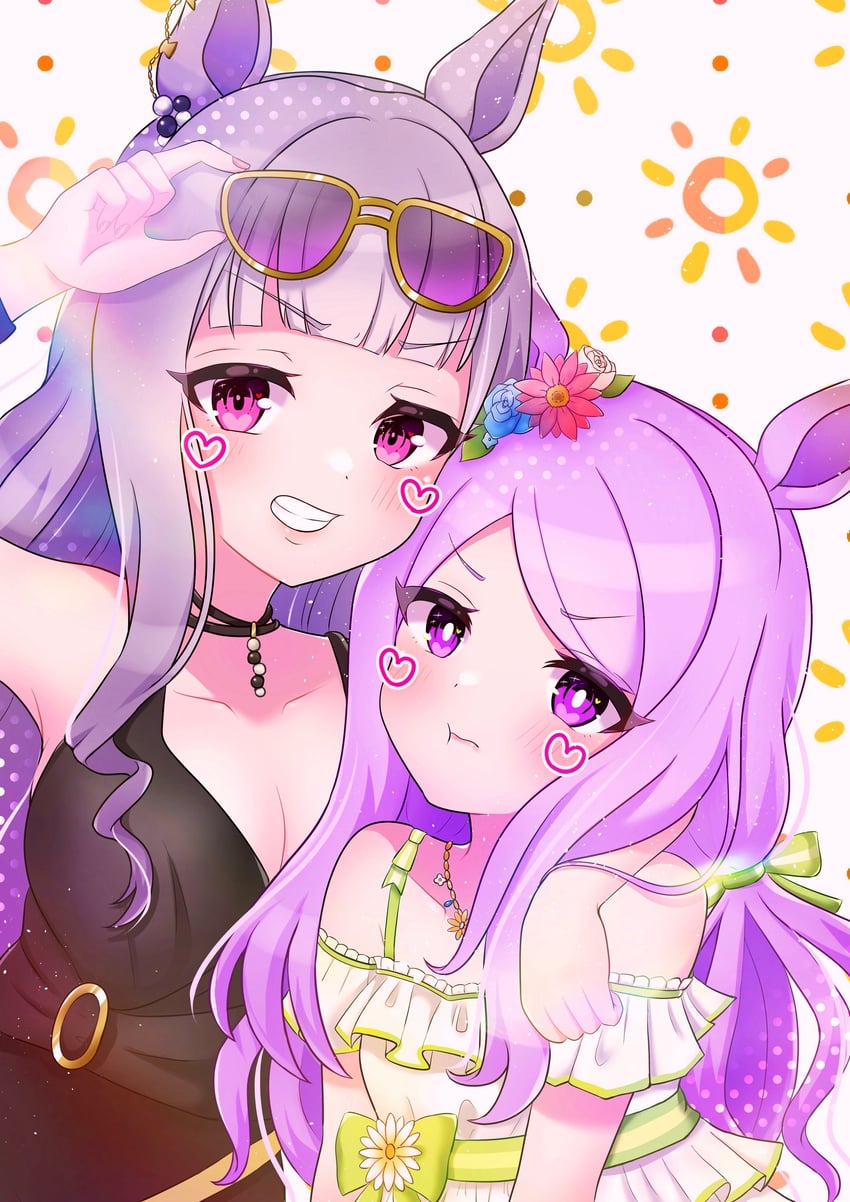 gold ship and mejiro mcqueen (umamusume) drawn by norunyannel