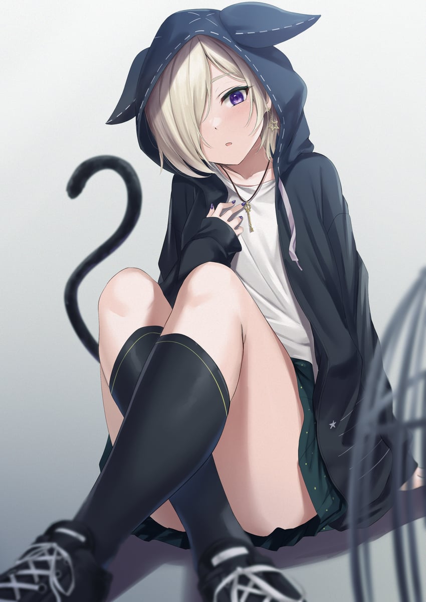 mia taylor (love live! and 1 more) drawn by rama_(yu-light8)