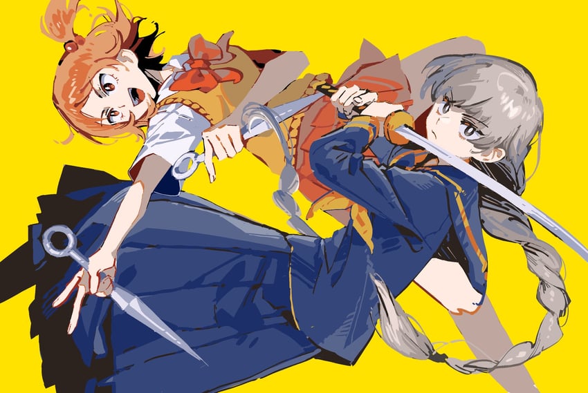 narukami yu and hanamura yousuke (persona and 1 more) drawn by wendy3807