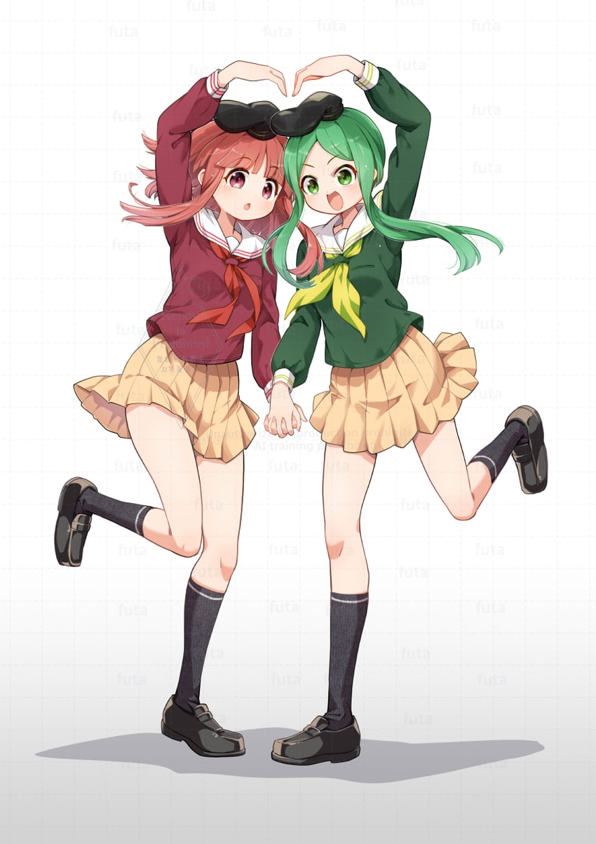 nishida satono and teireida mai (touhou) drawn by futa_(nabezoko)