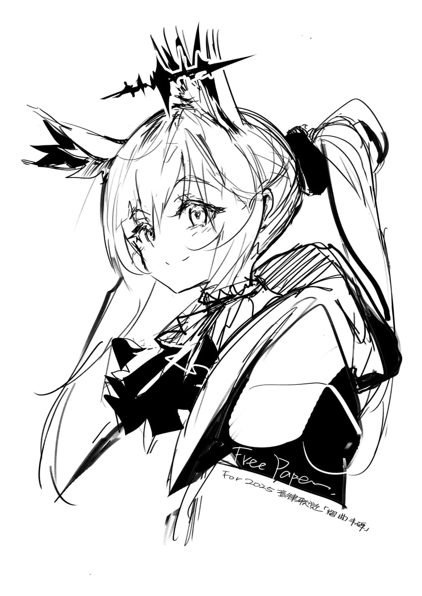 amiya (arknights and 1 more) drawn by yui_(niikyouzou)