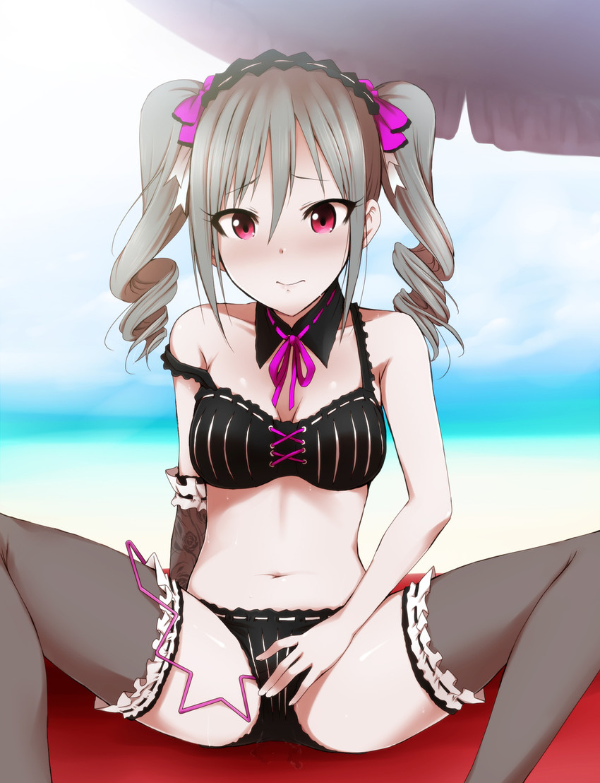kanzaki ranko (idolmaster and 1 more) drawn by kaiga