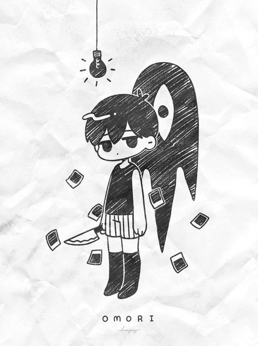 omori and something (omori) drawn by hn_(artist)