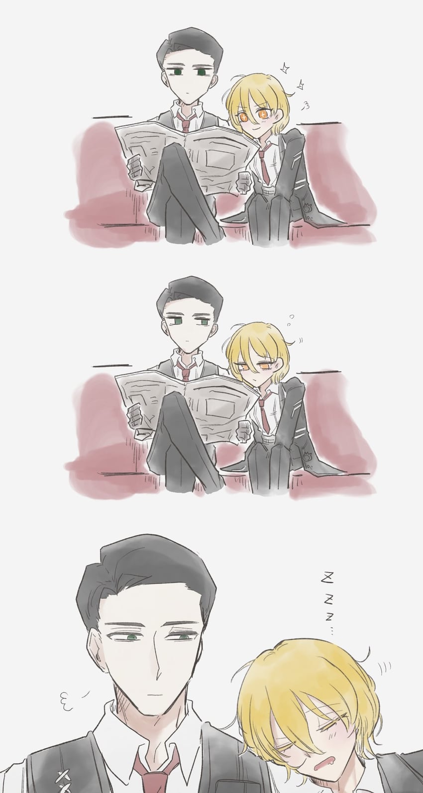 don quixote and meursault (project moon and 1 more) drawn by li_sennsei
