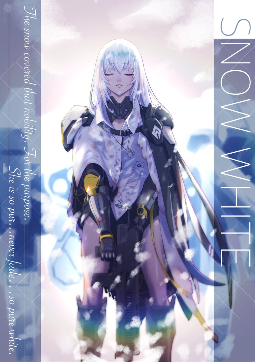 snow white (goddess of victory: nikke) drawn by fune_(fune83ojj)
