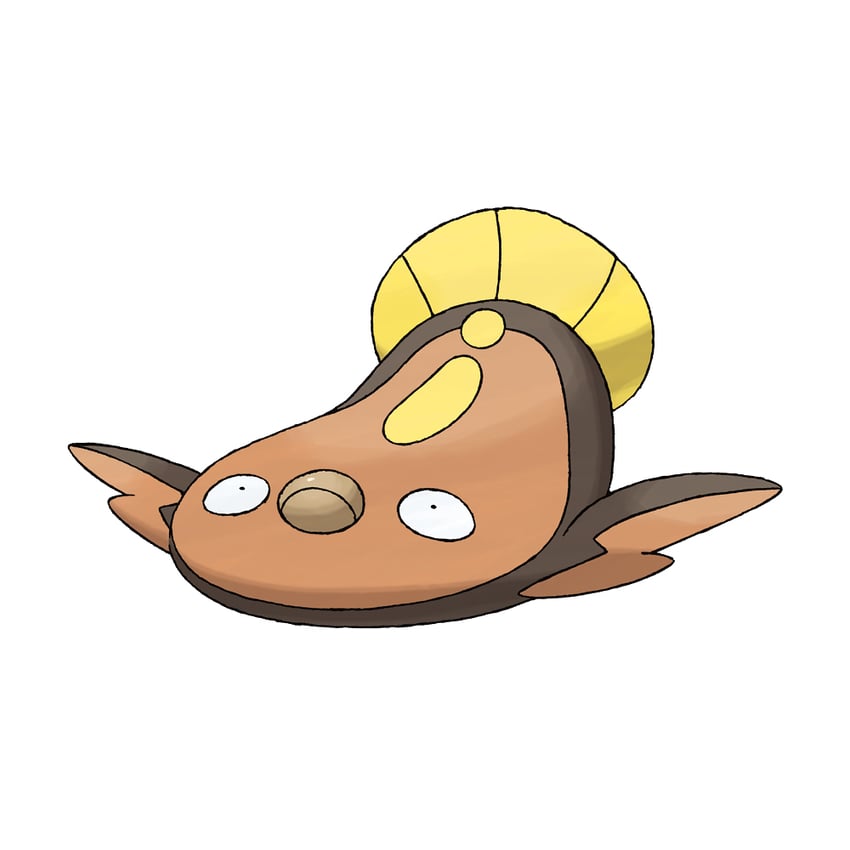 stunfisk (pokemon and 1 more) drawn by sugimori_ken