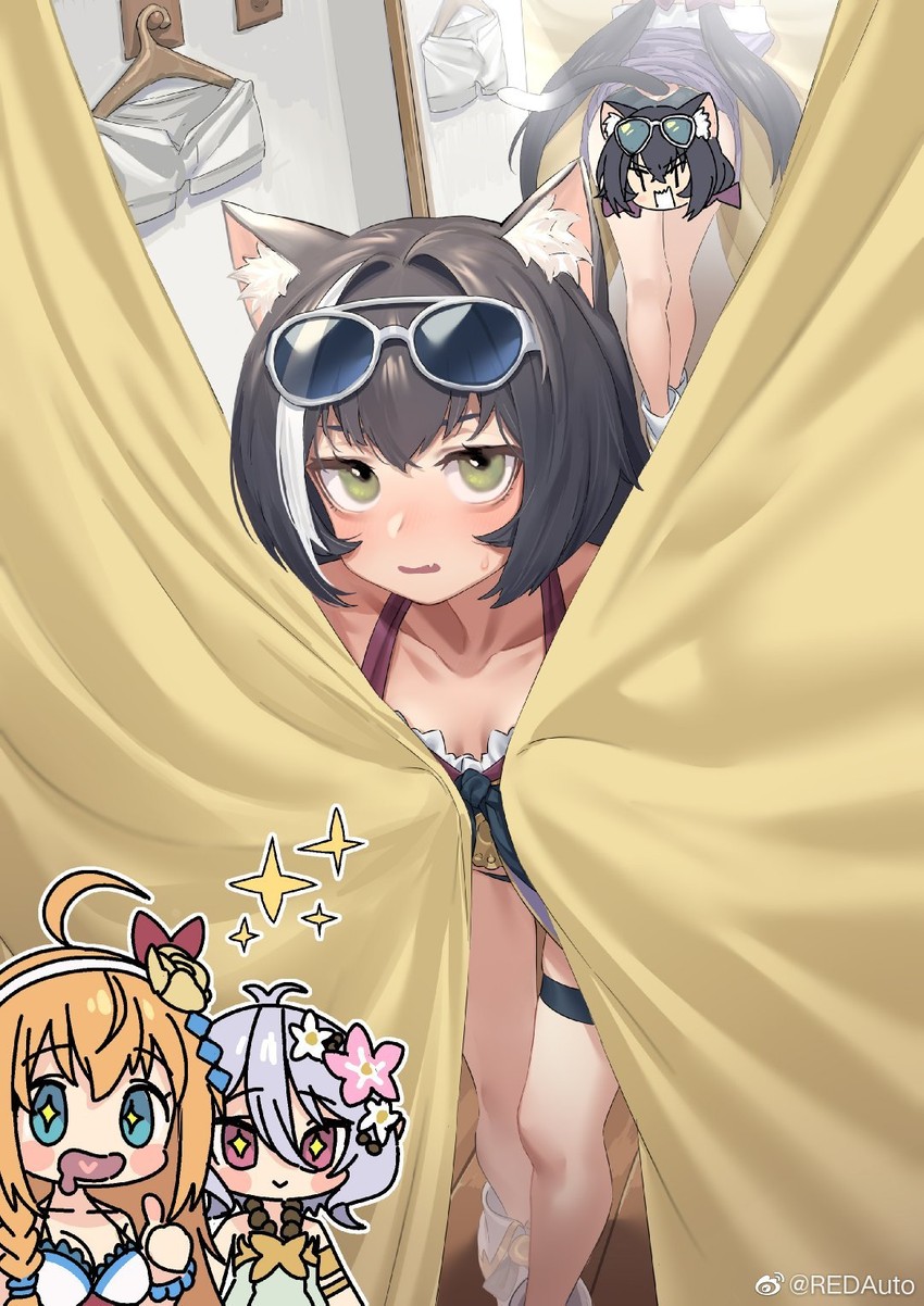 karyl, kokkoro, and pecorine (princess connect!) drawn by redauto
