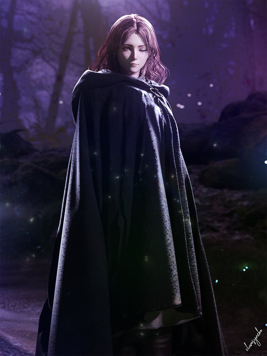 melina (elden ring) drawn by clumsyneko