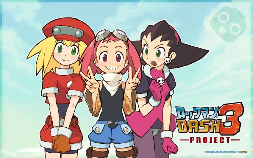 tron bonne, roll caskett, servbot, and aero (mega man and 3 more)