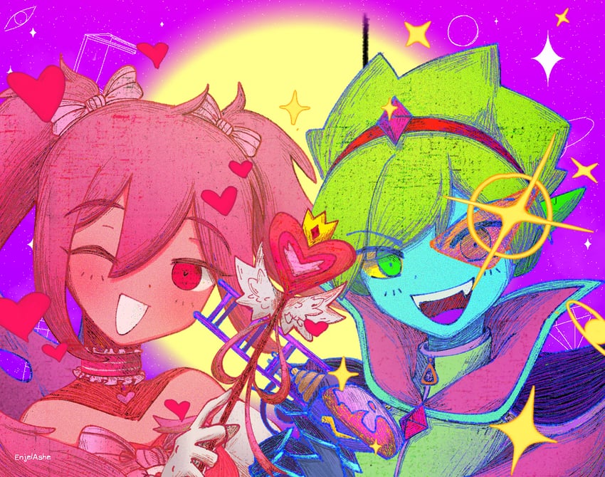 sweetheart and captain spaceboy (omori) drawn by enjelashe