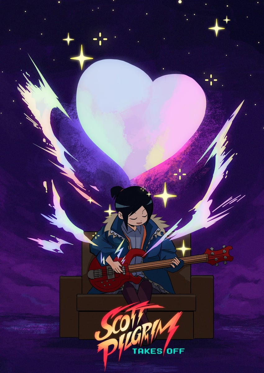 knives chau (scott pilgrim and 1 more) drawn by scribbleguy