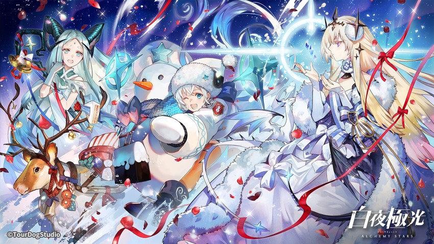 bethlehem, noah, and ophina (alchemy stars) drawn by kyoka_hatori