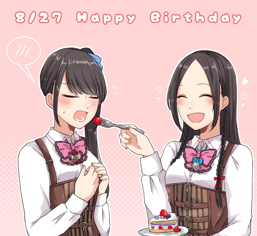 houjou monica asahi and tachibana theresia nagisa (assault lily) drawn by nigari_(ngari_0115)