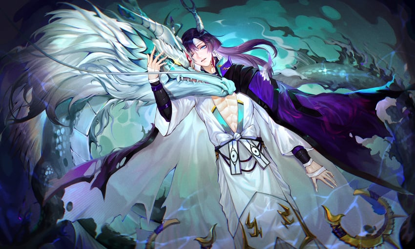 ichimoku ren and soufuu ichimoku ren (onmyoji) drawn by yu-x