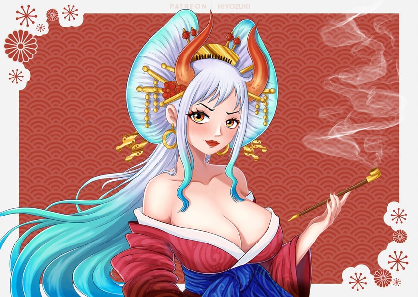 yamato (one piece) drawn by hiyozuki