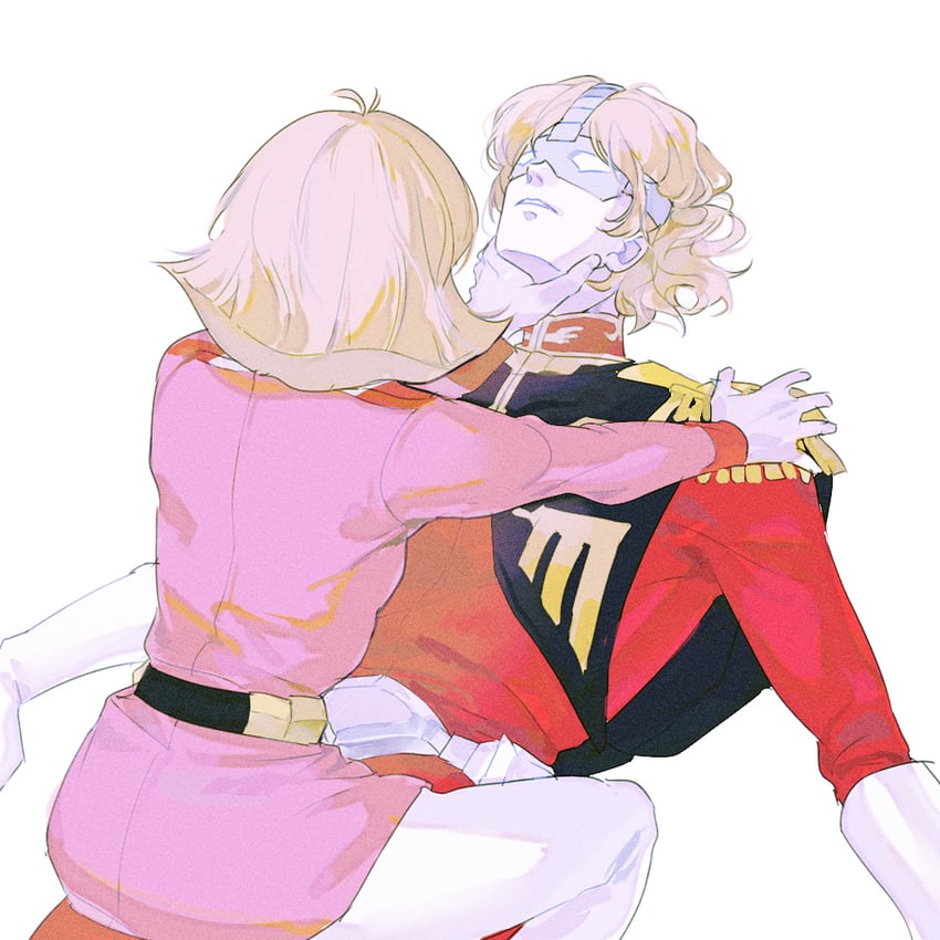 char aznable and sayla mass (gundam and 1 more) drawn by fish2063
