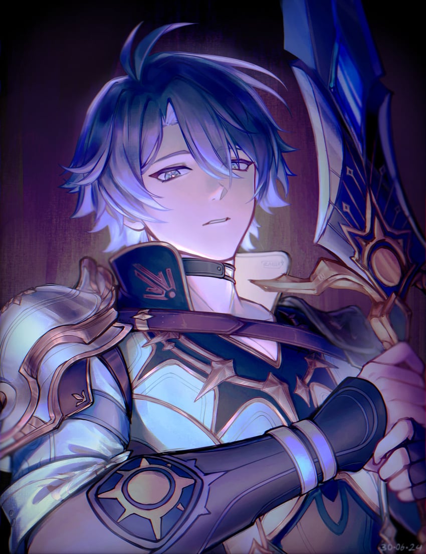 phainon (honkai and 1 more) drawn by rai._lla