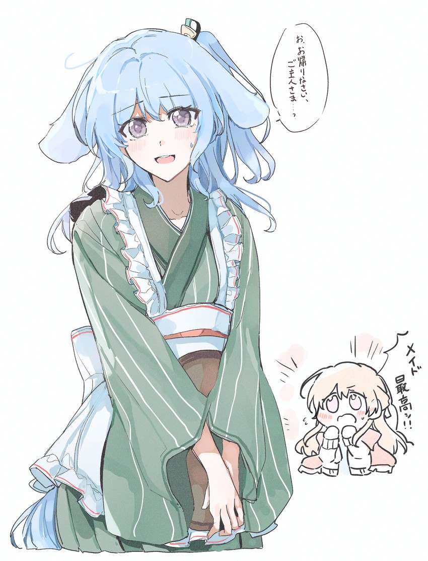 matsubara kanon and shirasagi chisato (bang dream!) drawn by kyudoli