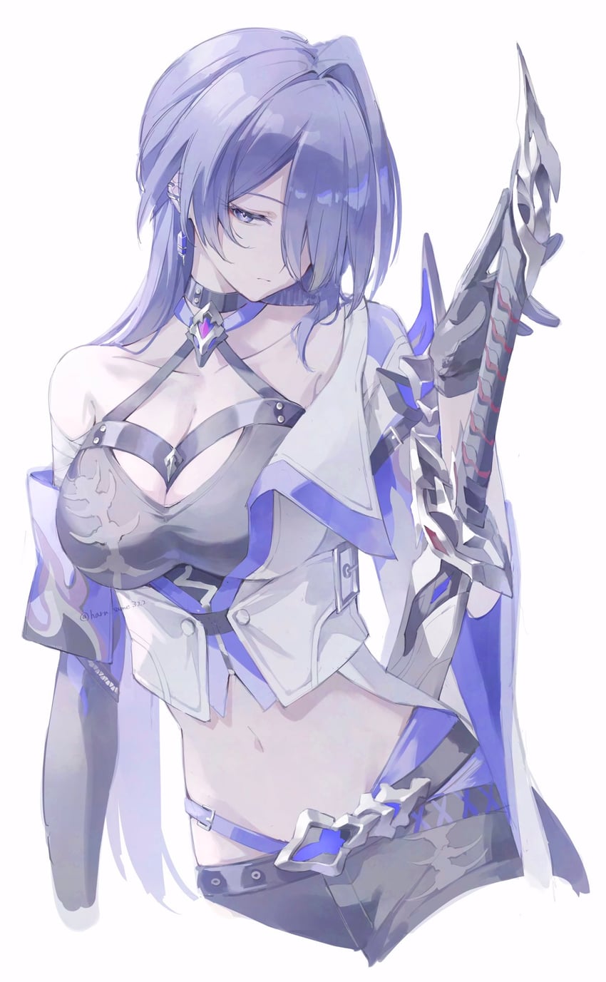 acheron (honkai and 1 more) drawn by haru_same322