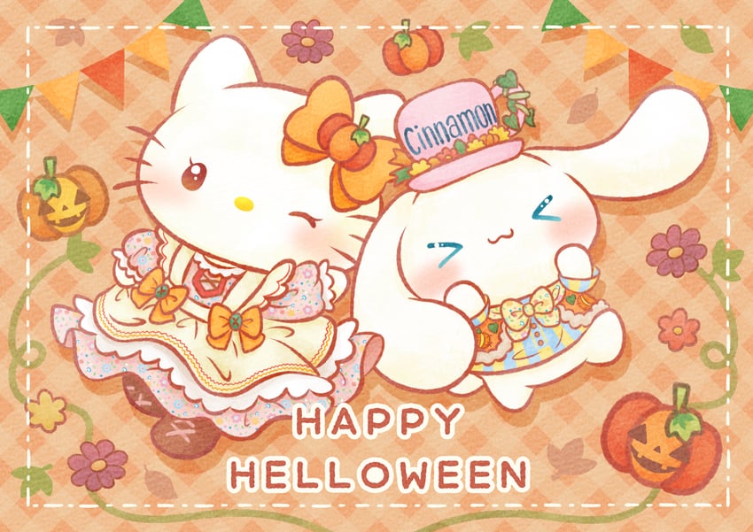 cinnamoroll and hello kitty (sanrio and 2 more) drawn by pixiv_29380466
