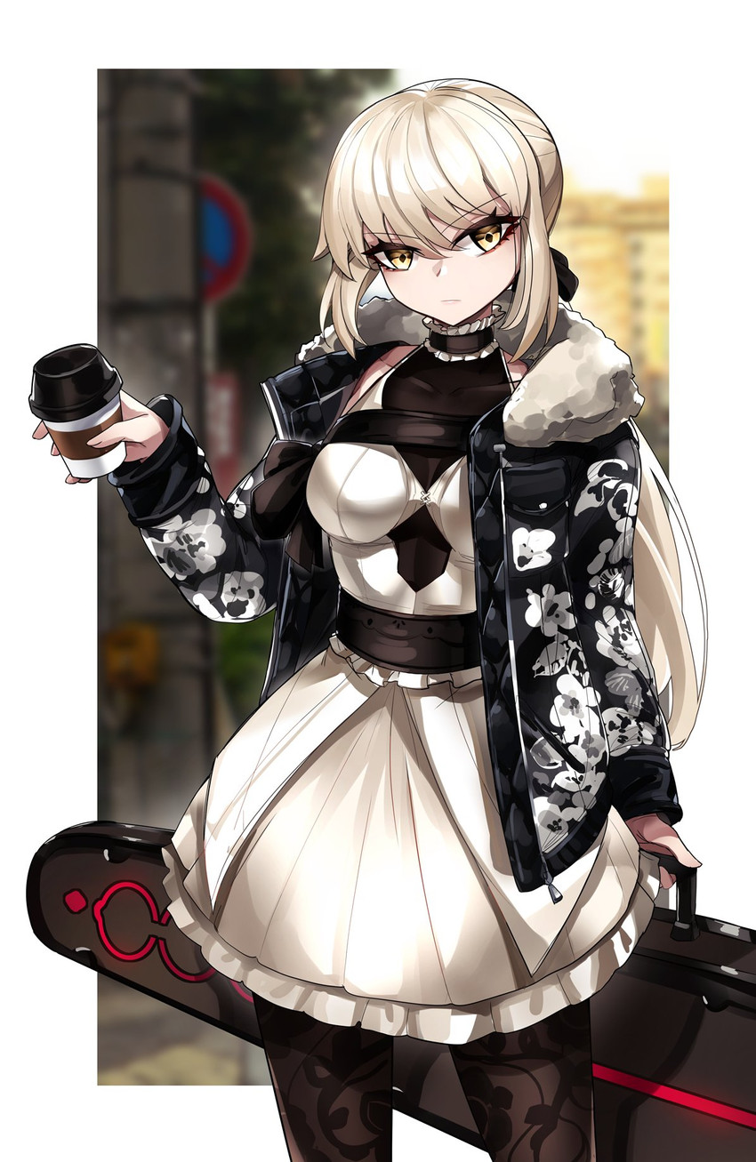 artoria pendragon and saber alter (fate and 1 more) drawn by casul