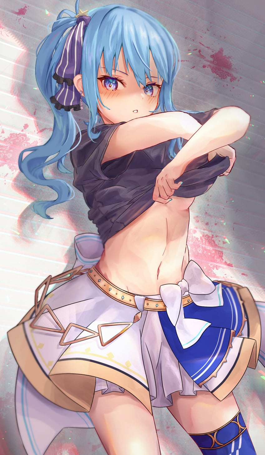 hoshimachi suisei (hololive) drawn by annmitsu114