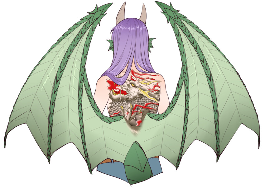 kiryu kazuma and dragon (monster girl encyclopedia and 1 more) drawn by manosdetrapo