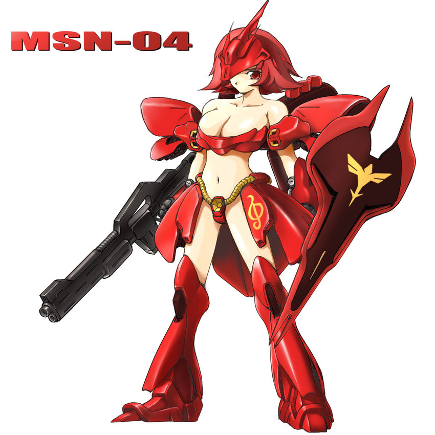 haman karn and sazabi (gundam and 1 more) drawn by atsushi-jima_(yatterseven)