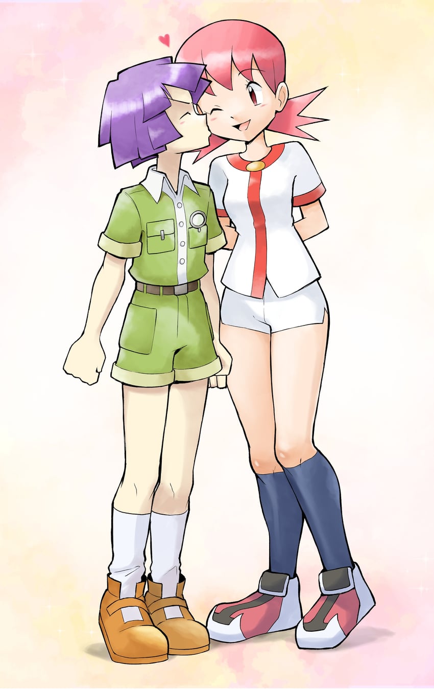 whitney and bugsy (pokemon and 1 more) drawn by mr.thunderigor