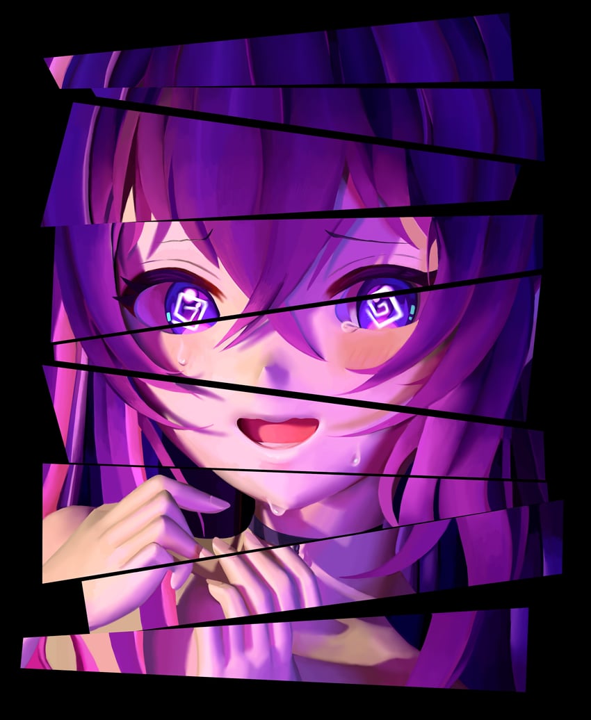 alchemilla menace (indie virtual youtuber and 1 more) drawn by ufoshock