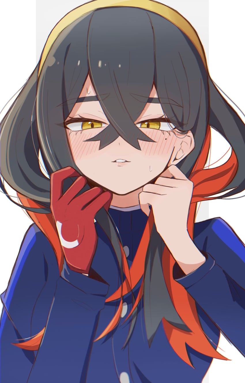 carmine (pokemon and 1 more) drawn by hasu_175