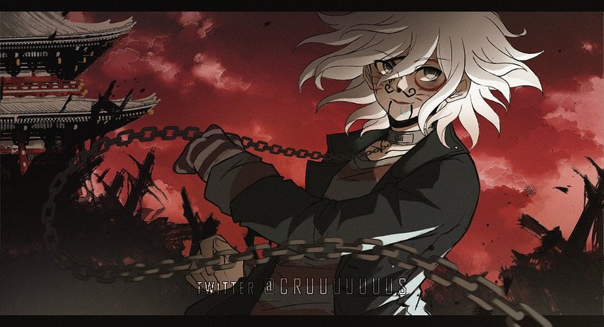 komaeda nagito and servant (danganronpa and 1 more) drawn by criis-chan