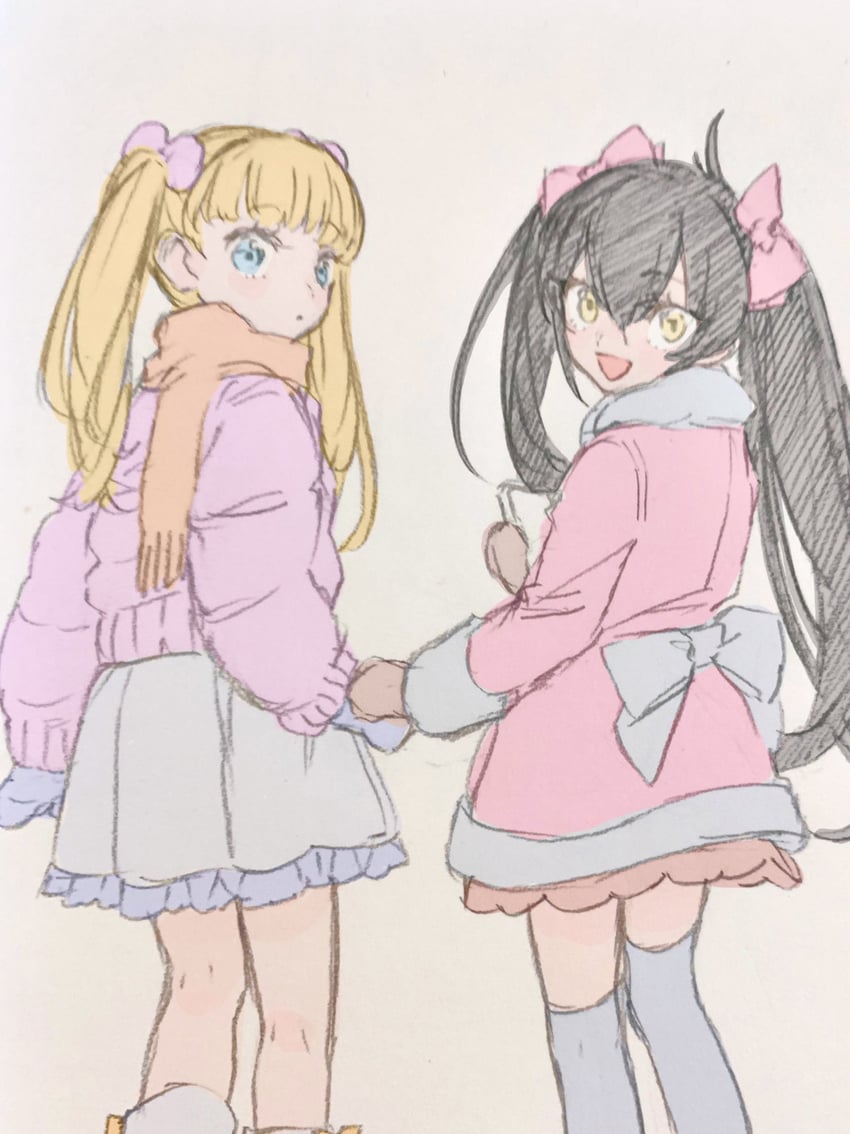 matoba risa and mary cochran (idolmaster and 1 more) drawn by gacho_p