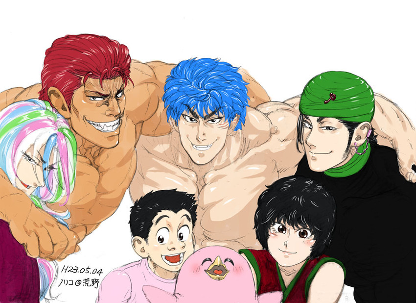 toriko, sunny, komatsu, rin, coco, and 1 more (toriko) drawn by nothiko