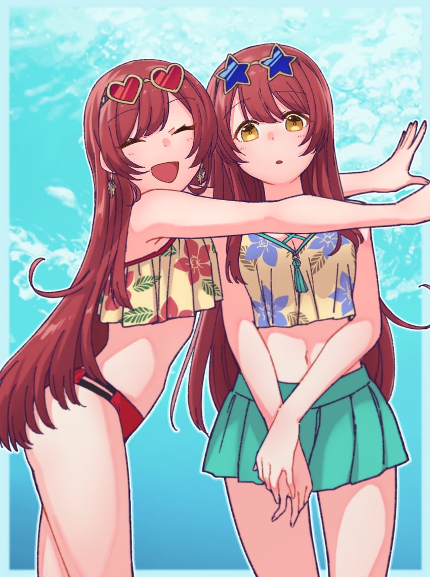 osaki amana and osaki tenka (idolmaster and 1 more) drawn by mart_pxv