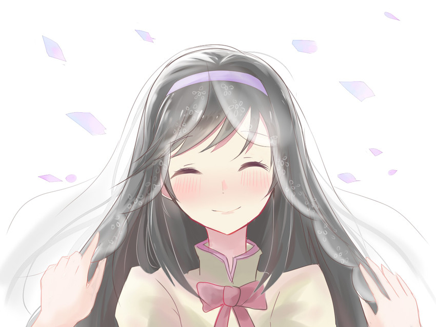 akemi homura and kaname madoka (mahou shoujo madoka magica) drawn by ai635623656