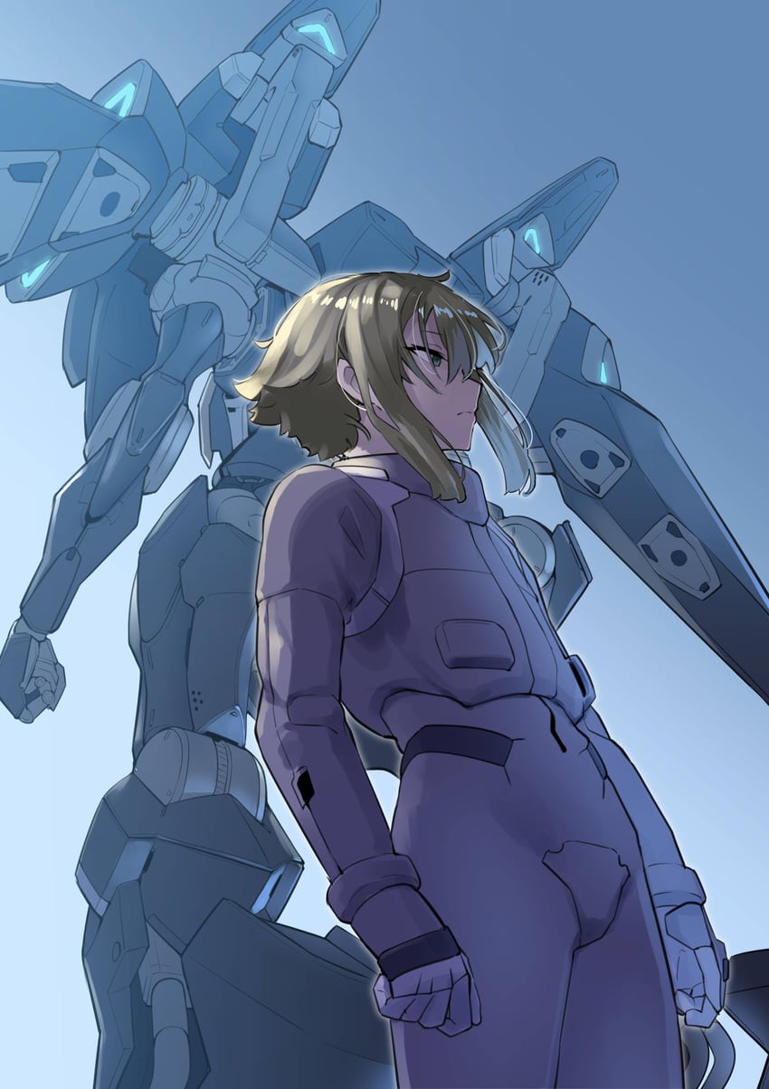 elan ceres and gundam pharact (gundam and 1 more) drawn by ringobatake