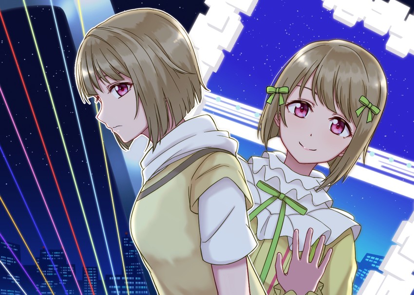 nakasu kasumi (love live! and 1 more) drawn by riizu_(fall_nocturne)