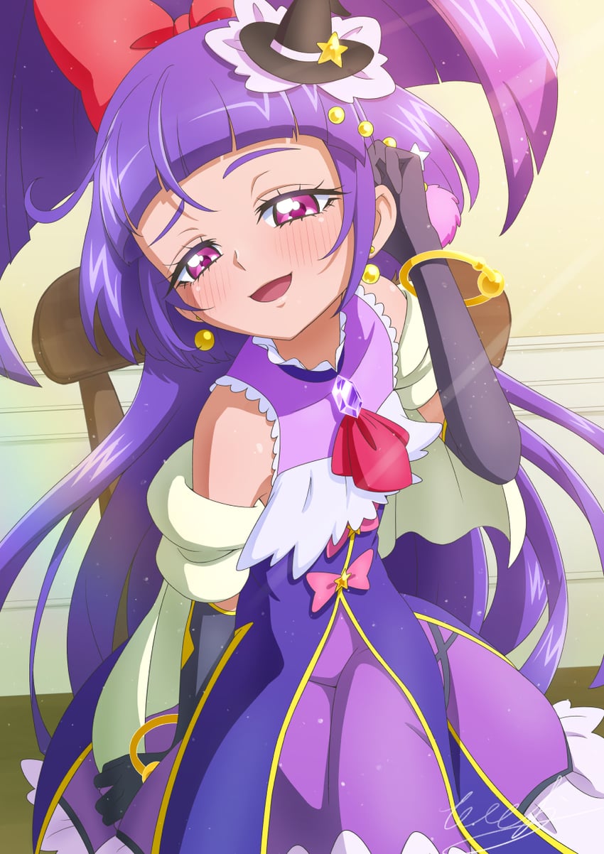 izayoi liko and cure magical (precure and 1 more) drawn by tiler_(tiler00)