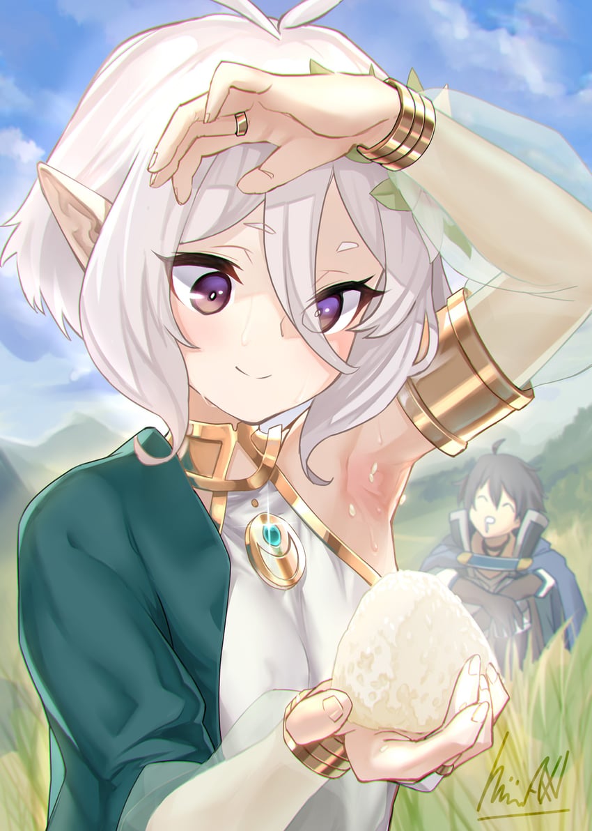kokkoro and yuuki (princess connect!) drawn by haishima_xv