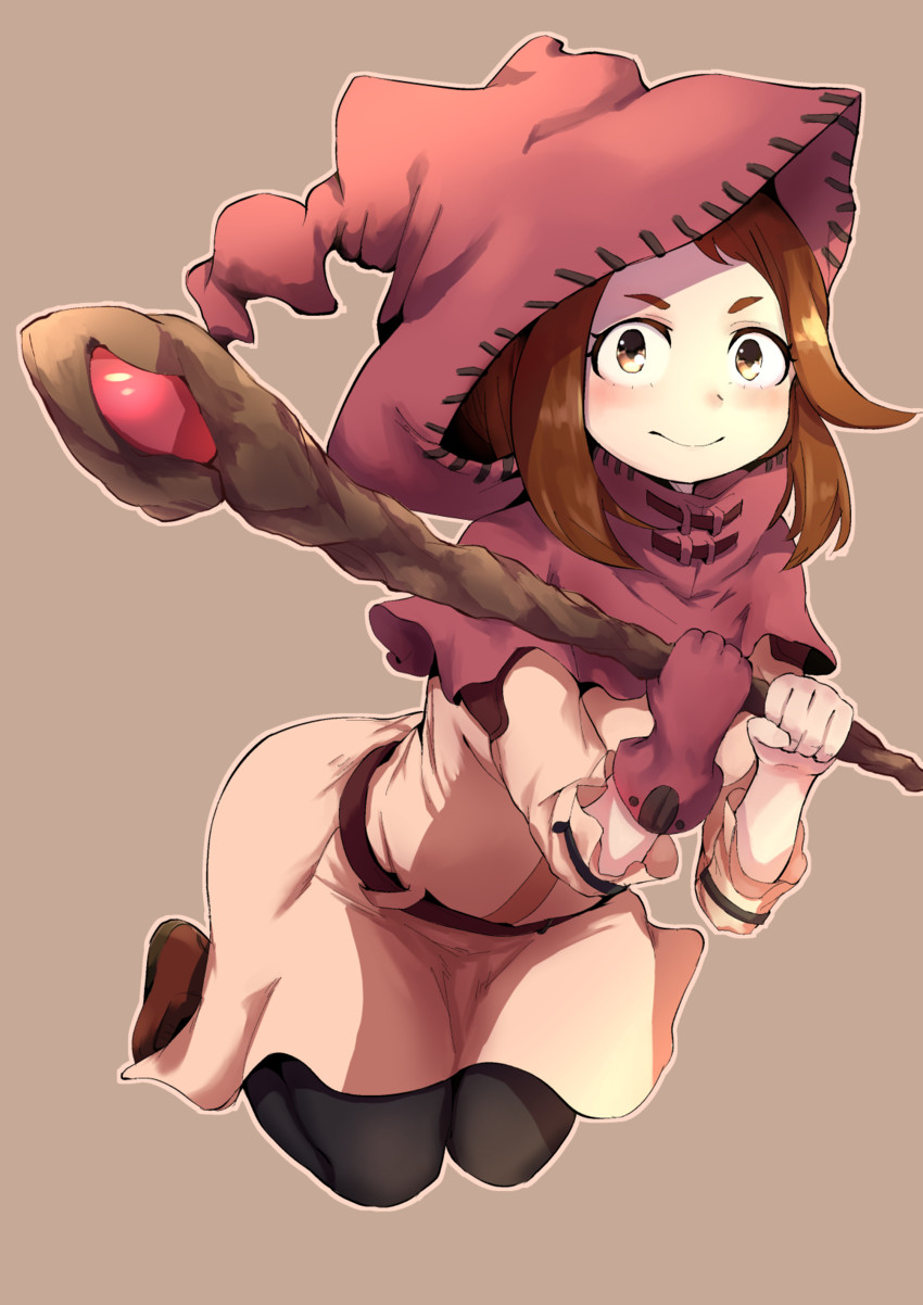 uraraka ochaco (boku no hero academia) drawn by inushida_(dogsheepsheep)
