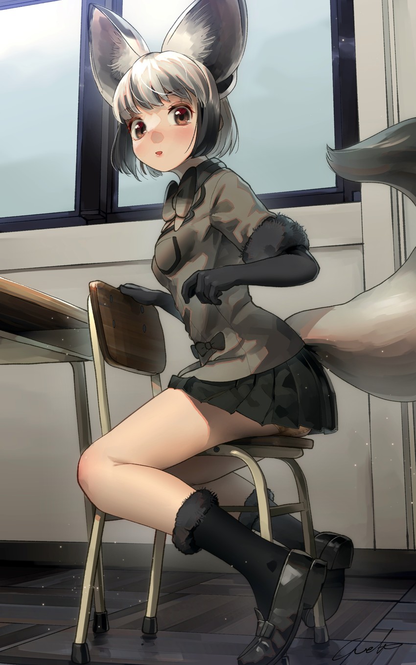 bat-eared fox (kemono friends) drawn by welt_(kinsei_koutenkyoku)