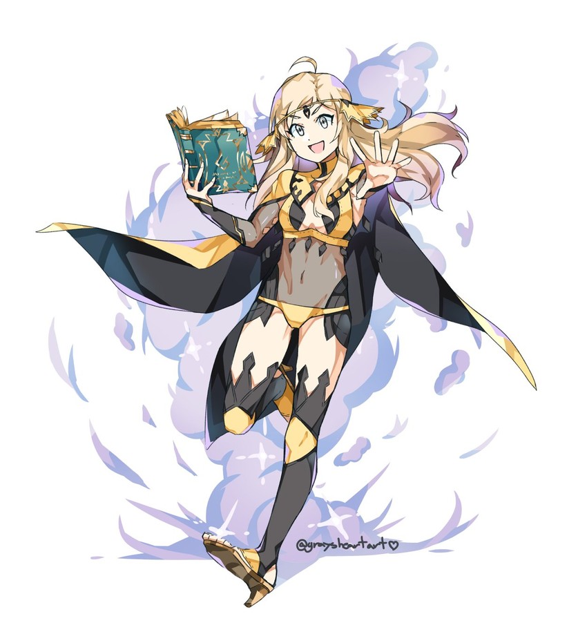 ophelia (fire emblem and 1 more) drawn by graysheartart