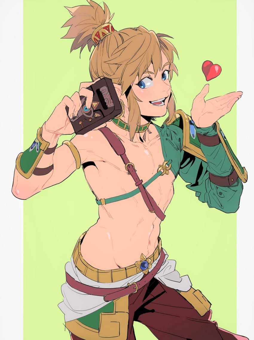 link (the legend of zelda and 1 more) drawn by gyou_chin