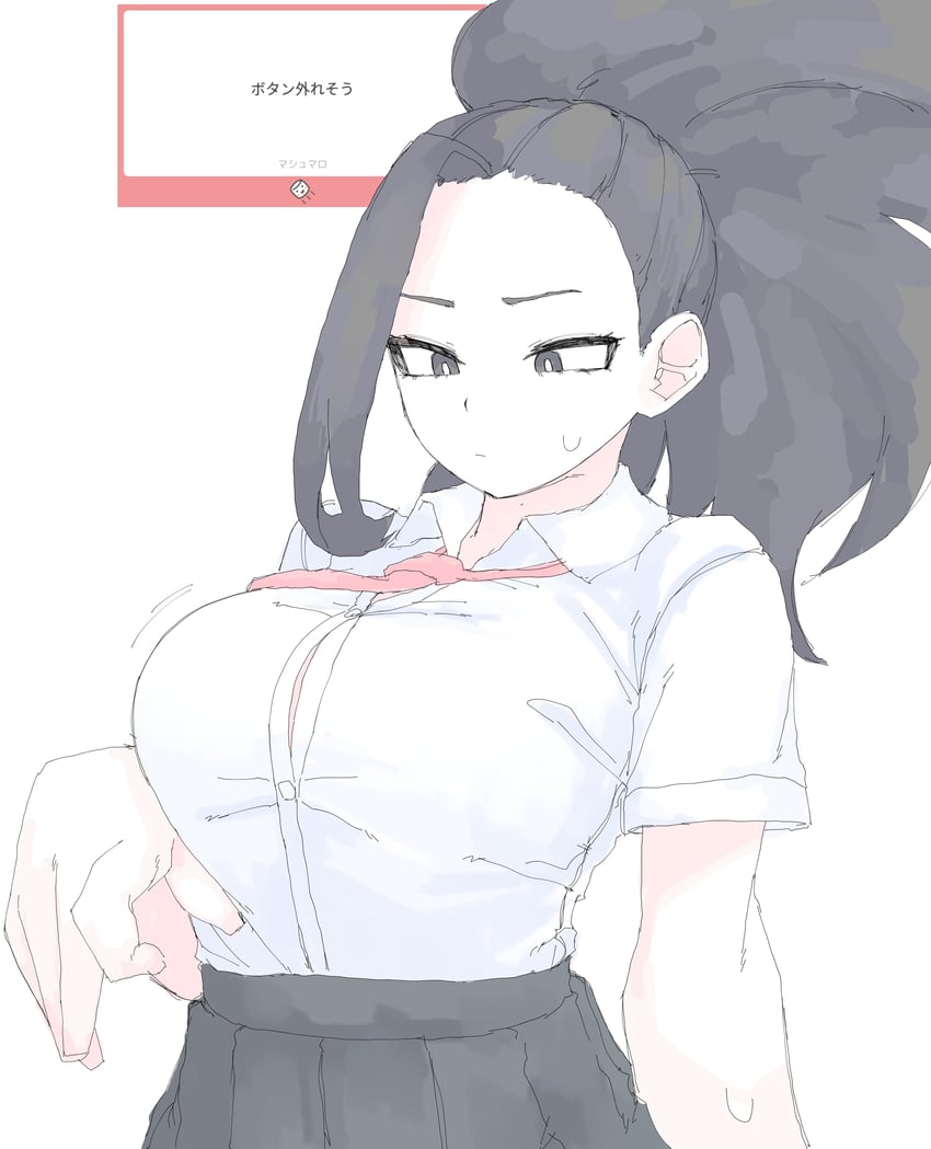 yaoyorozu momo (boku no hero academia) drawn by mocamocaink